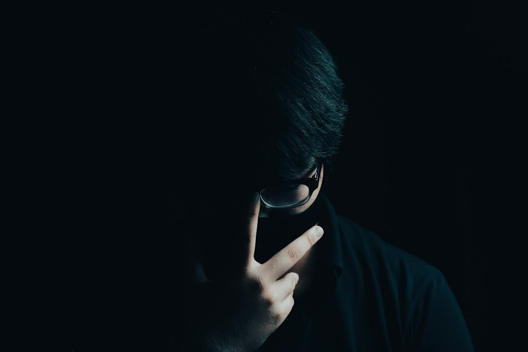 mysterious character hiding secret