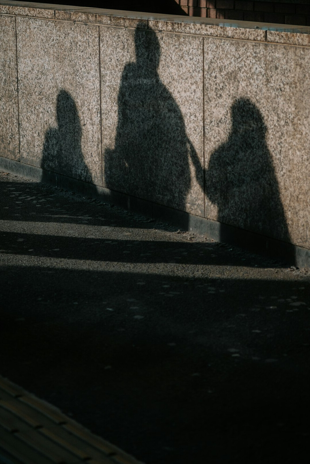shadowy figures talking
