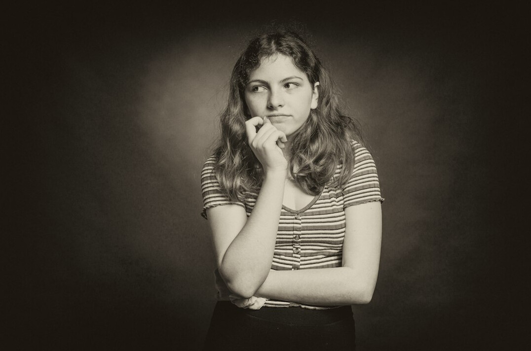 mystery writer thinking